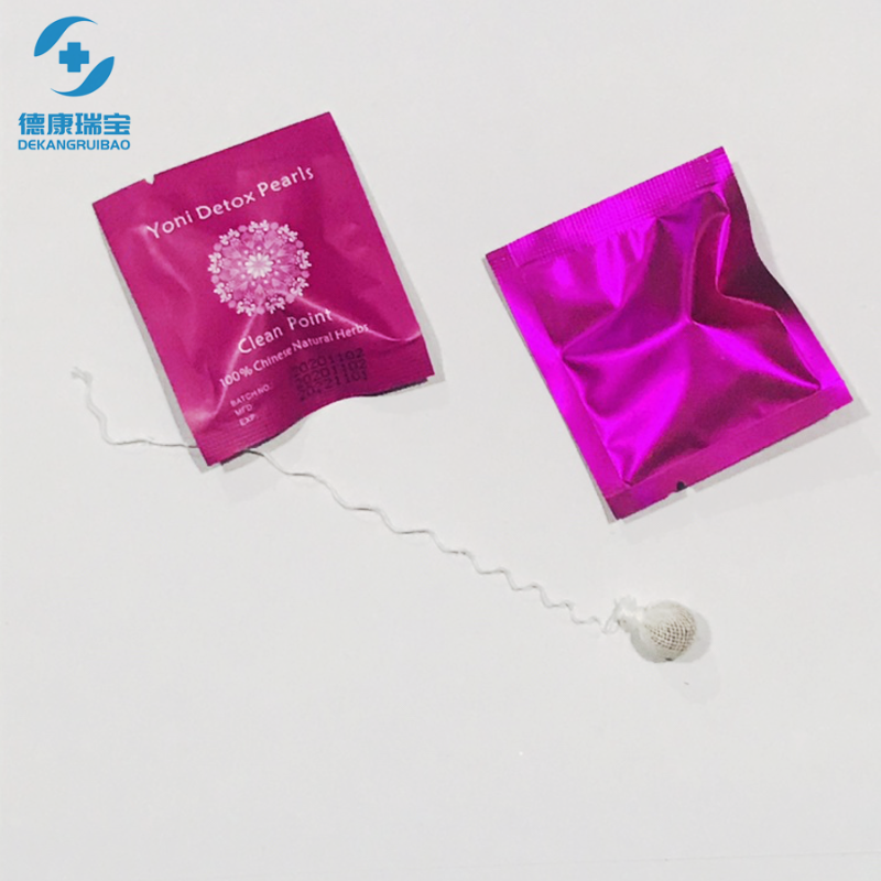 Прямая поставка с завода, собственный бренд Yoni Detox Pearl 100%, травяные жемчужные пятна Yoni