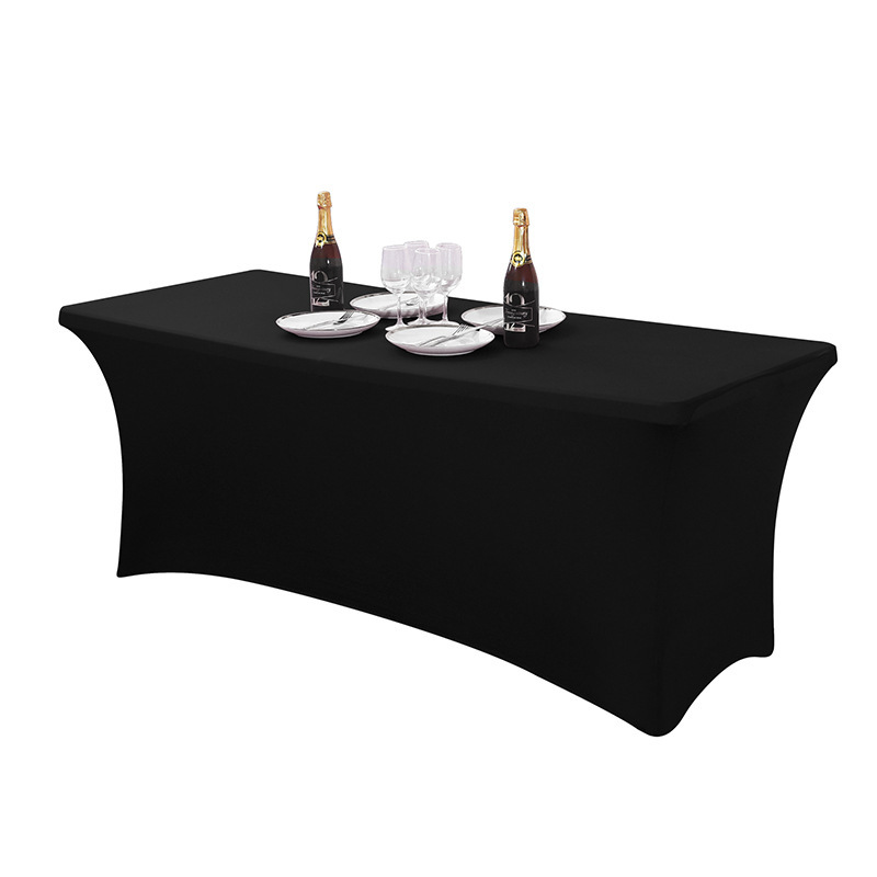 White Custom Round Rectangle Plastic Table Waterproof Table Cloth for Party Event Wedding