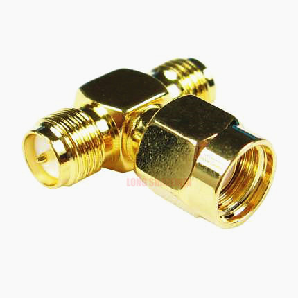 Ce Rohs sma T Type male к RP female к female jack коннектор rf Adapter