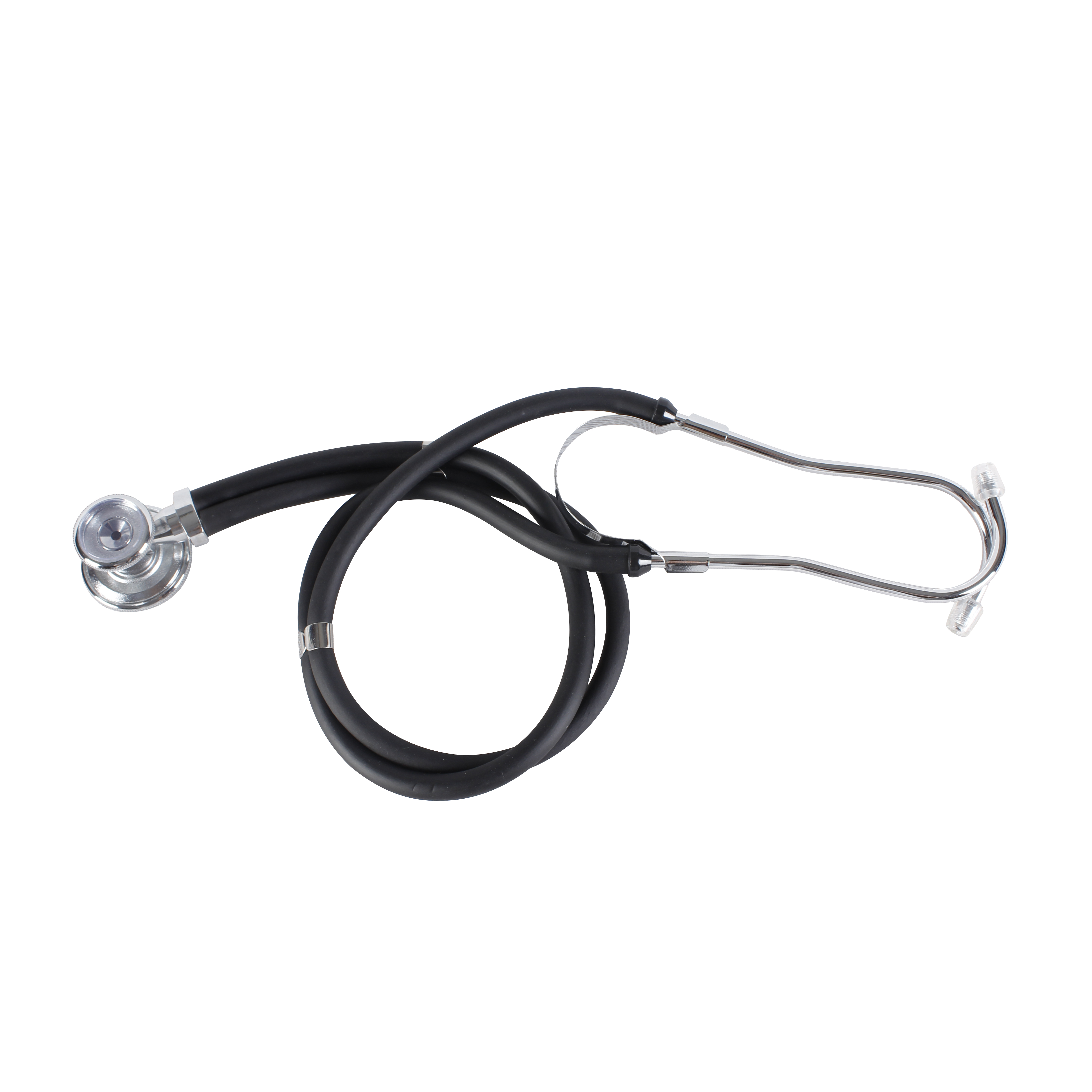 Clear PVC Earplugs Medical Double Cavity Dual Head Stethoscope