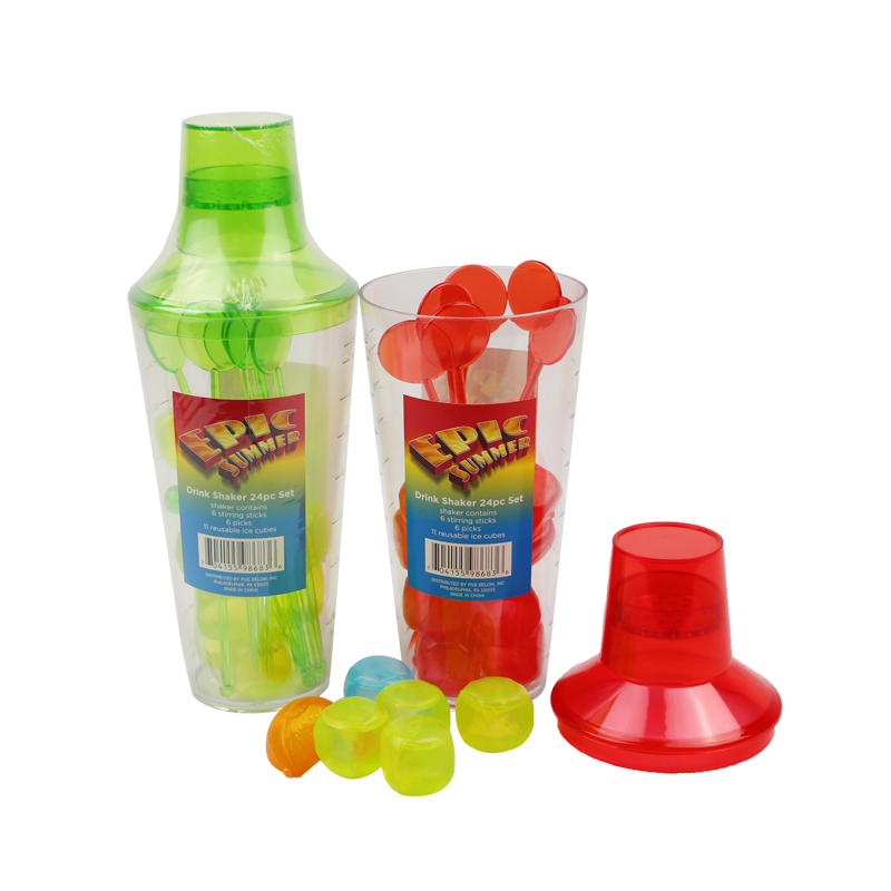 25OZ Custom printing plastic shaker bottle for promotion