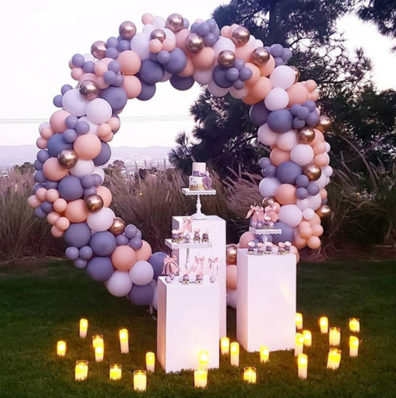 Acrylic wedding table centerpieces stand flower base and wedding decorations