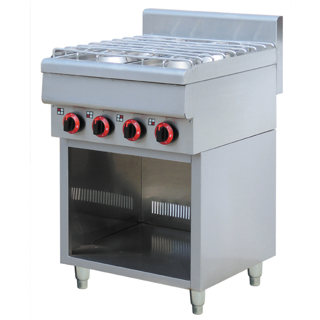 Commercial LPG Gas Range Range With 4 Burners Restaurant Kitchen Equipment BN600-G608C