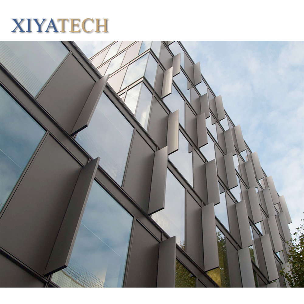 Алюминиевая занавеска XIYATECH с индивидуальным дизайном для строительства