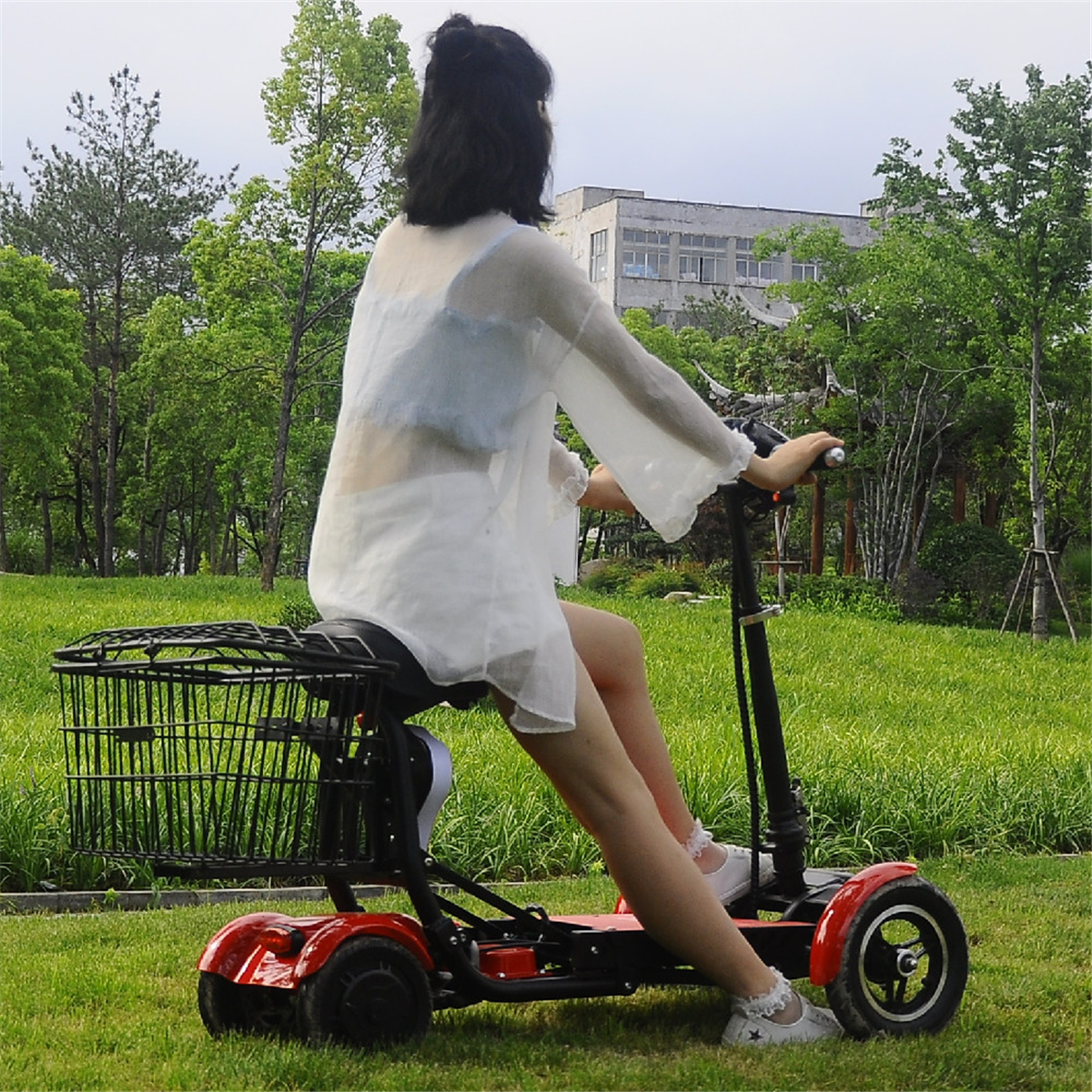 Мощный складной легкий маленький мобильный стул для детей opklapnaked scootmobiel компактный opknaked lapscootmobiel на 4 колесах