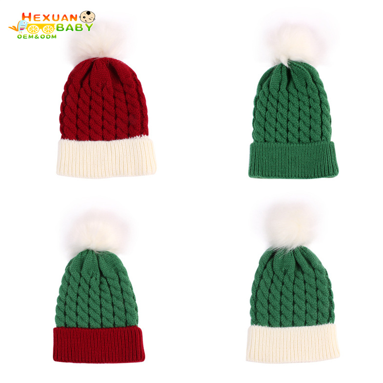 Baby Winter Cute Hat Warm Christmas Kids Knitted Hat