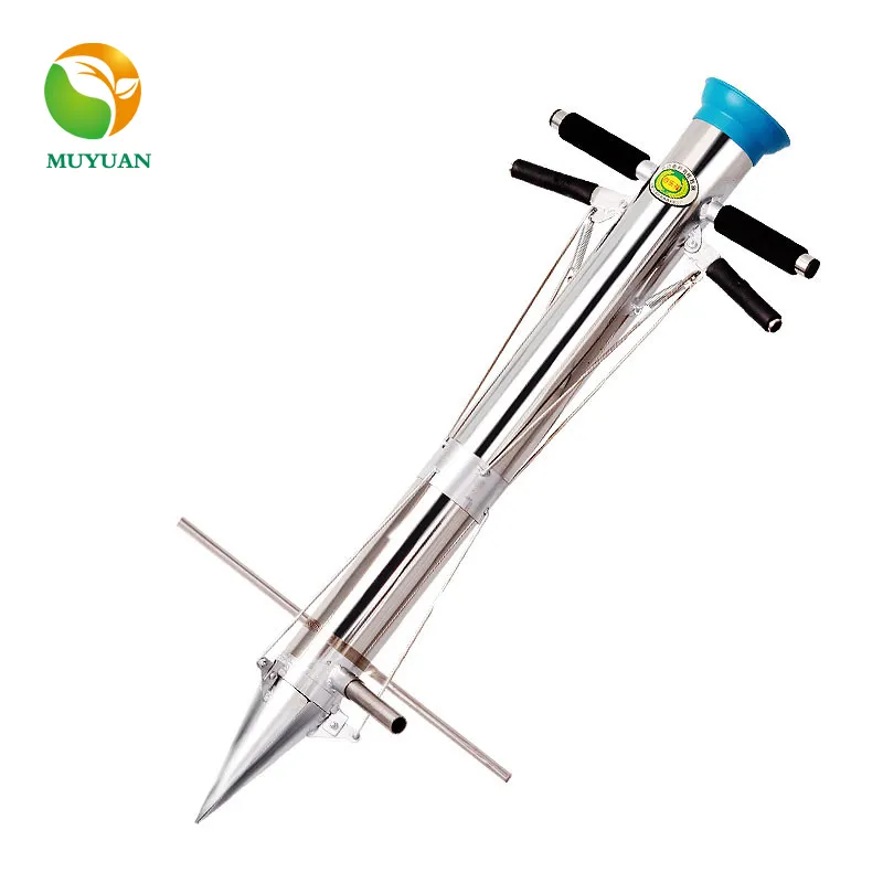 Manual Seedling planter corn seed planter machine stainless steel single handle seeding planter