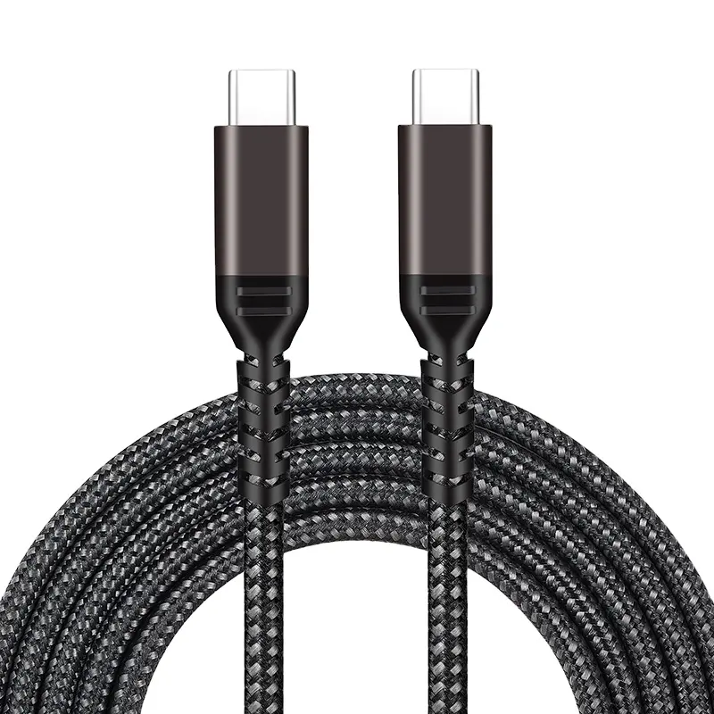 USB 3.1 data line hot sale type C male to type C male cable E-marker chip fast charging cable