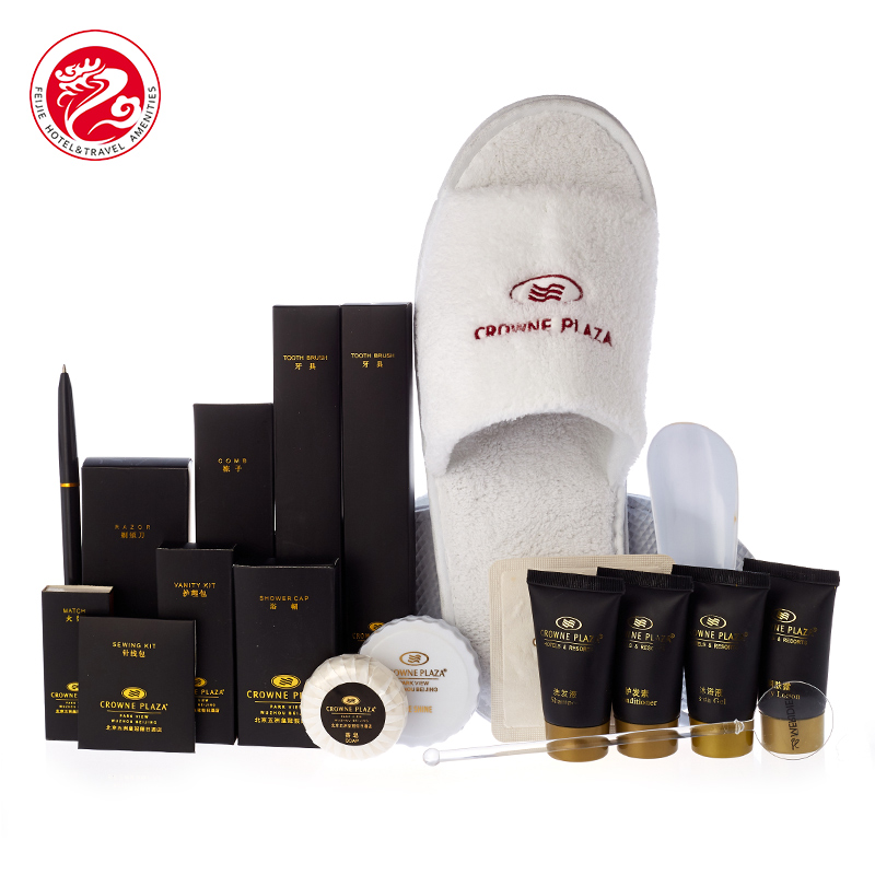 Luxury 5 Star Hotel Supplies Toothbrush Kit And Amenities Set  Amenity Tray For Hotel