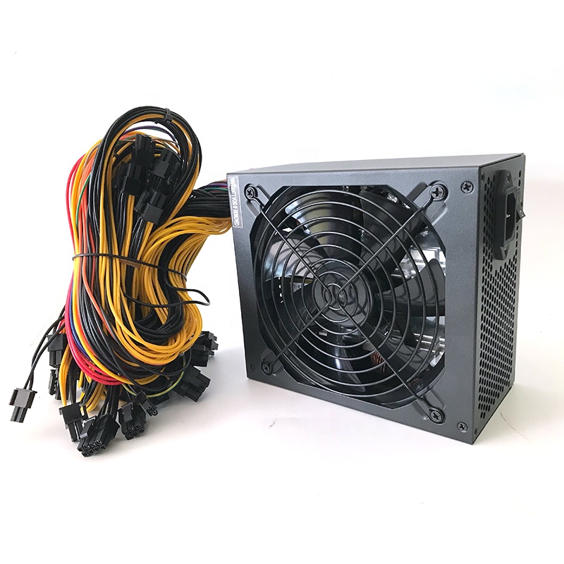 Коммутационный блок питания Atx для игровых автоматов, 12 В постоянного тока, 8 ГП, системная плата для майнинга, 220 В, 1850 Вт, блок питания Atx