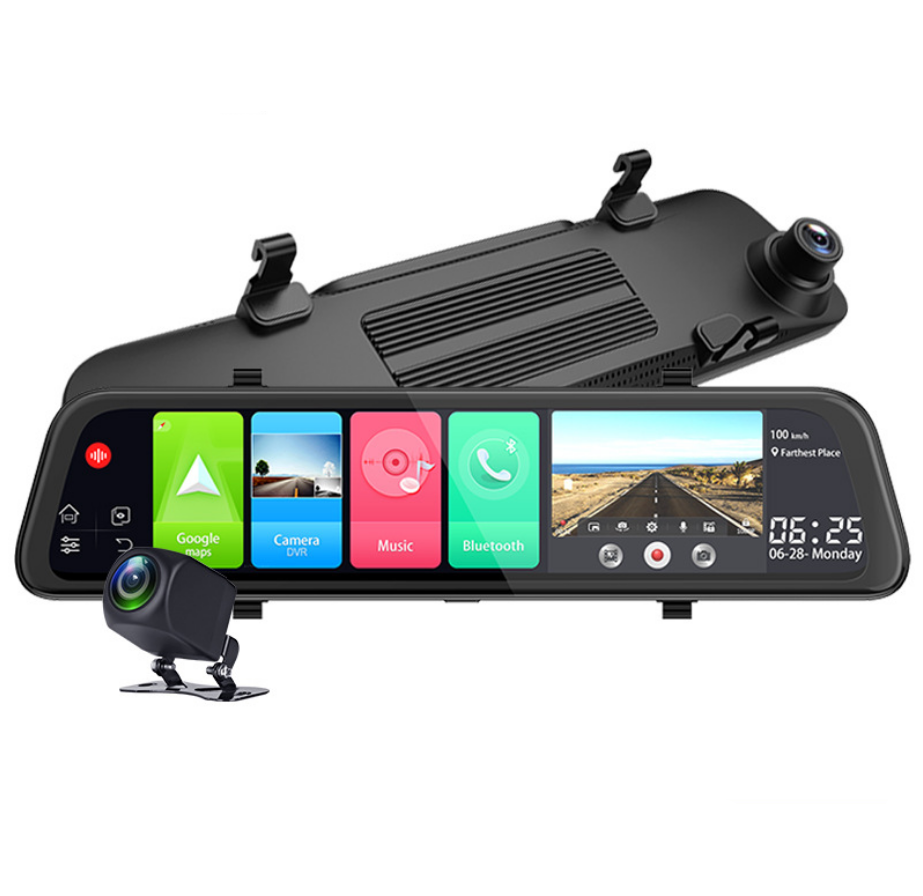 4G Dash Cam 12 дюймов автомобиля зеркало заднего вида ADAS Android 8,1 FHD Авто рекордер DVR GPS навигатор тире камера заднего вида Автомобильный видеорегистратор с зеркалом