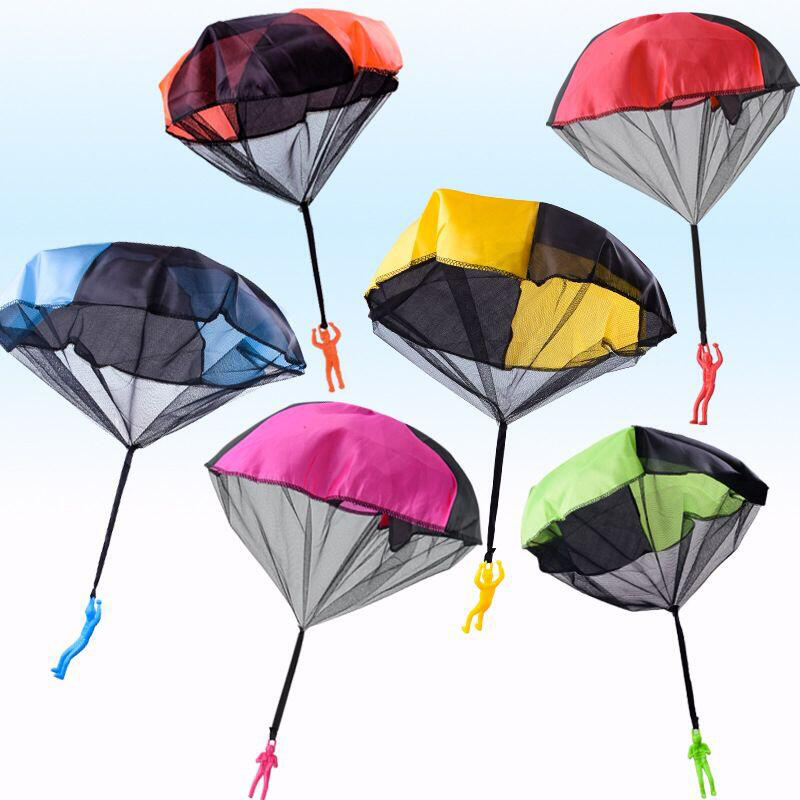 Parachute Toy Throwing Mini Paratrooper Outdoor Games Promotional Kids Toys Parachute Outdoor Flying Toys For Kids
