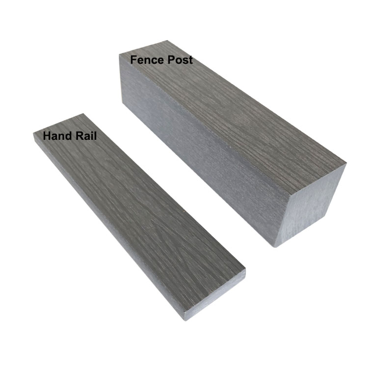 Outdoor Stairs Usage Safe Free Maintenance HDPE Stair Handrail And Hand Rail Post For Sale