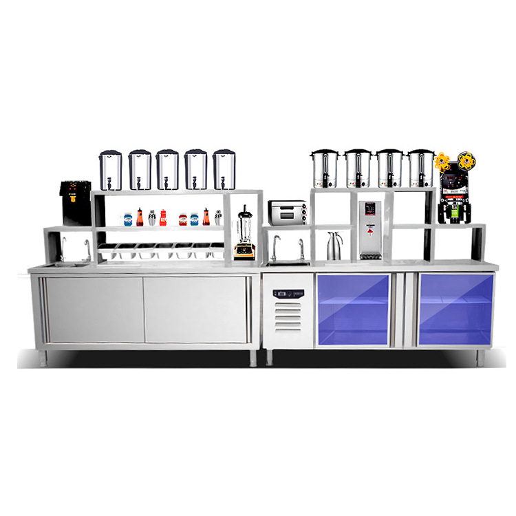 Commercial Automatic Bubble Tea Counter Customize Drink Station Popping Boba Counter for Milk Tea Equipment