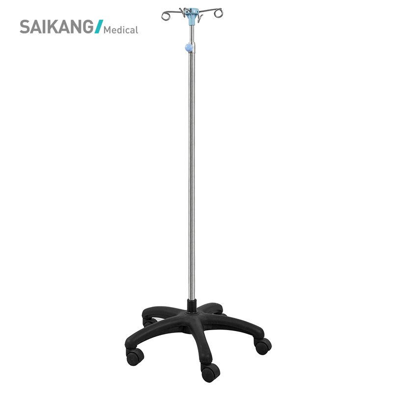 SKH041(1) Small Stainless Steel Pole With Wheels