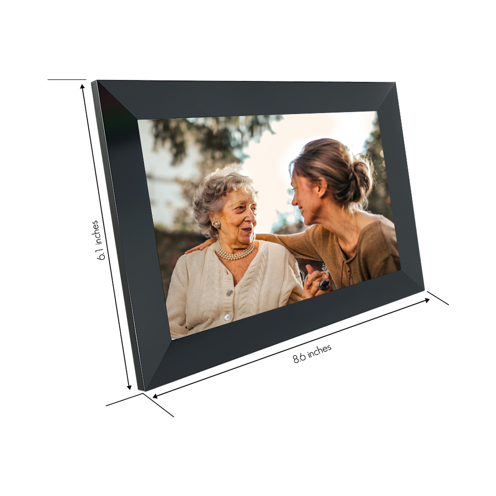 Цифровая фоторамка Android 10,1 дюймов 16 Гб поделиться фотографиями через приложение рамка с сенсорным экраном IPS HD цифровая фоторамка
