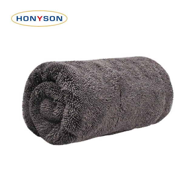 Factory Wholesale Twisted Cloth Braid Cloth Car Wash Towel Dry Microfiber Car Towel 1000gsm