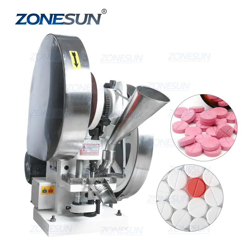 ZONESUN TDP-6 Automatic Pill Press Tdp6 Salt Tablet Press Machine Price Single Punch