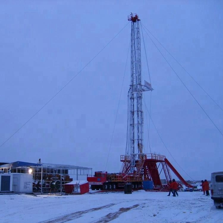 4000 м 1500 API бурение скважин нефти и газа установленная тележкой передвижная буровая установка капитального ремонта установки для бурения водяных скважин