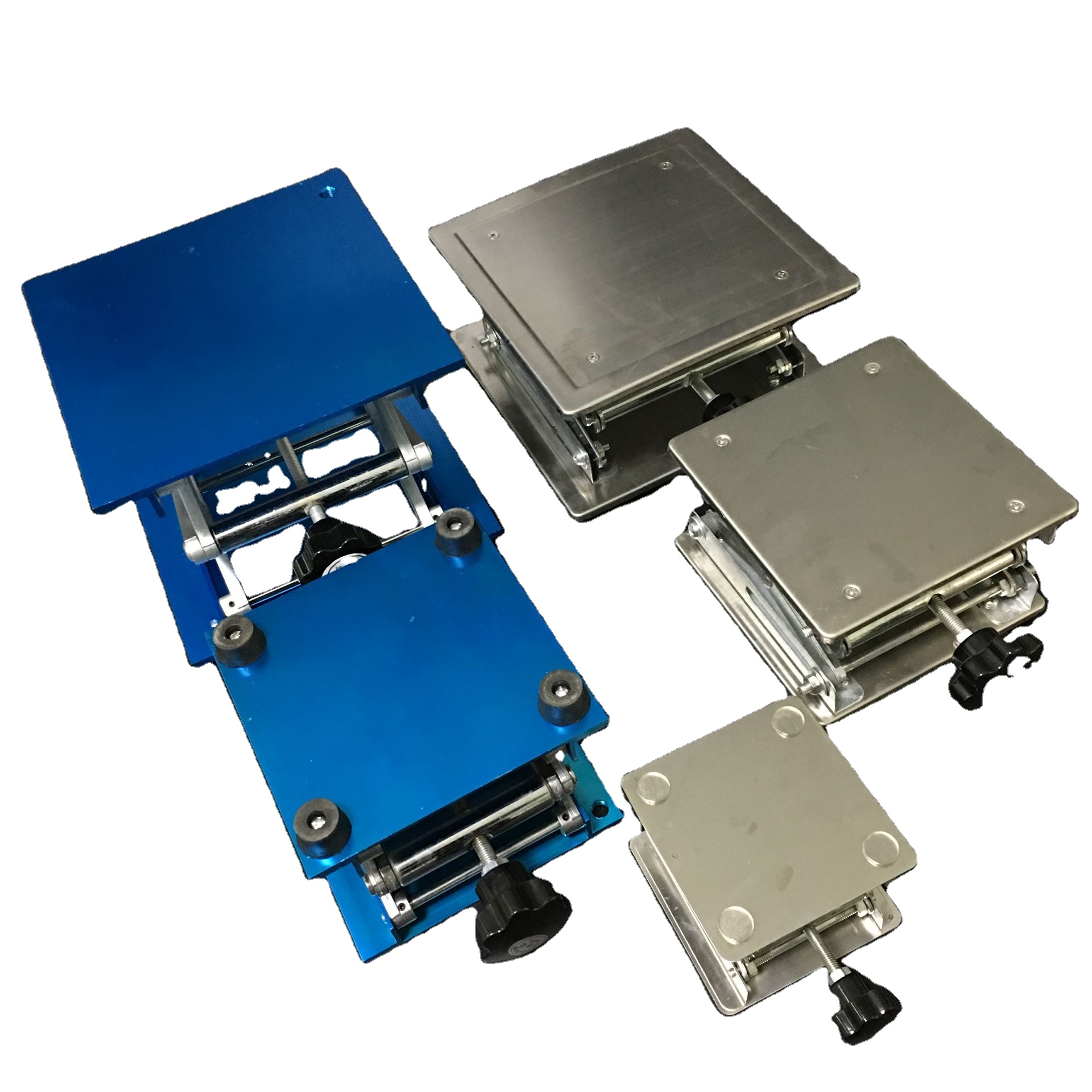 small Laboratory lifting platform 100 150 200 250 300mm manual stainless steel Hand Lifting Aluminum Oxide Table platform