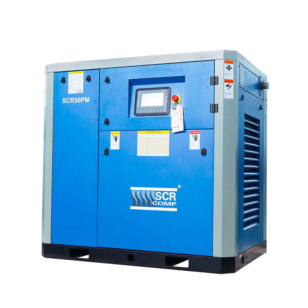 37kw 50hp перманентные магнитные роторные винтовые воздушные компрессоры с инвертором (SCR50PM)