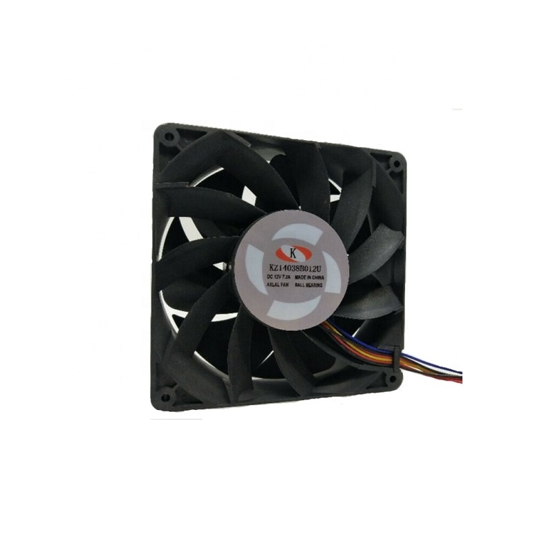 140x140x38 Mining охлаждающий вентилятор для M20s M21s KZ14038B012U 12V 7.2A 7200 об/мин