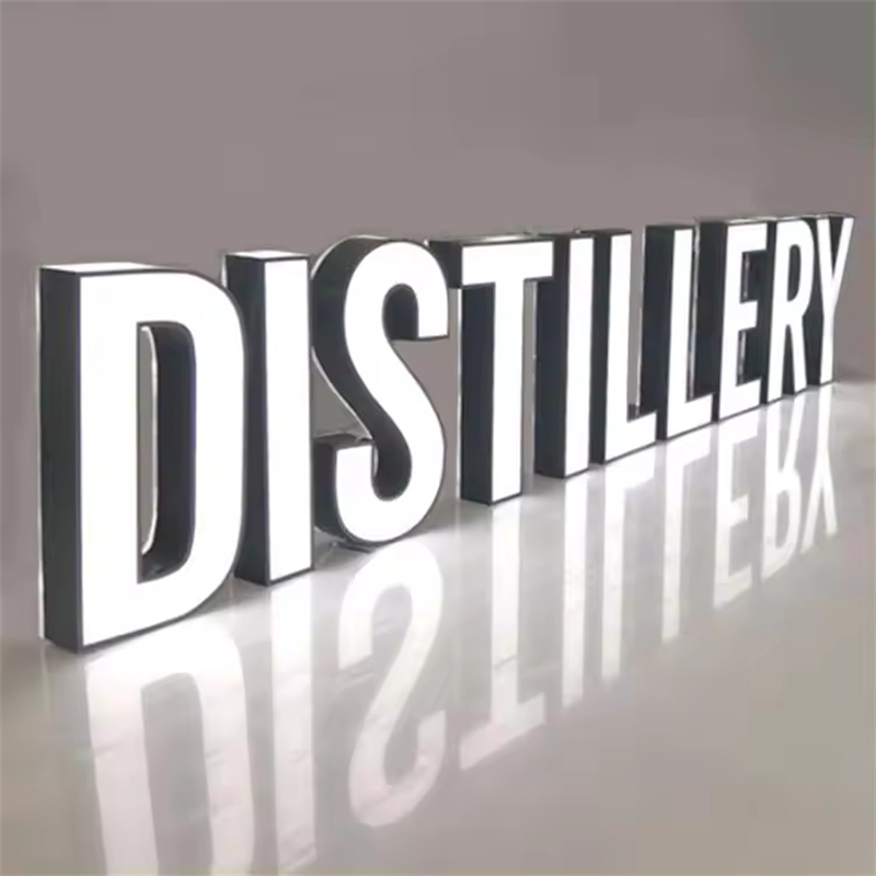 Customized Titanium Gold Mirror Stainless Steel Channel Letter Sign 3d Metal Letter