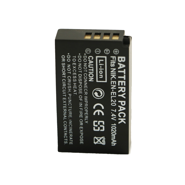 7,4 V 1020 мАч черный EN-EL20 EL20 подходит для Nikon Micro J1 J2 J3 S1 V3 камера Аккумулятор полной расшифровки
