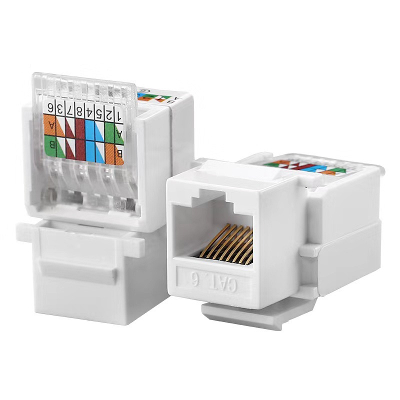 RJ45 CAT6 UTP безинструментальный Кабельный адаптер AMP сетевой кабель разъем модуля соединителя