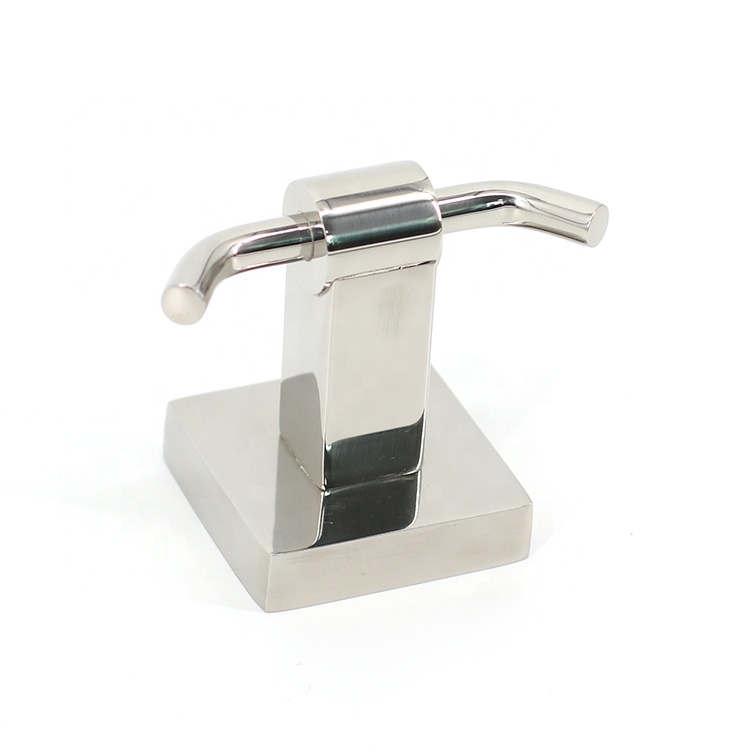 Chinese Factory Sales Modern Stainless Steel Double Or Single Robe Hook For Bathroom