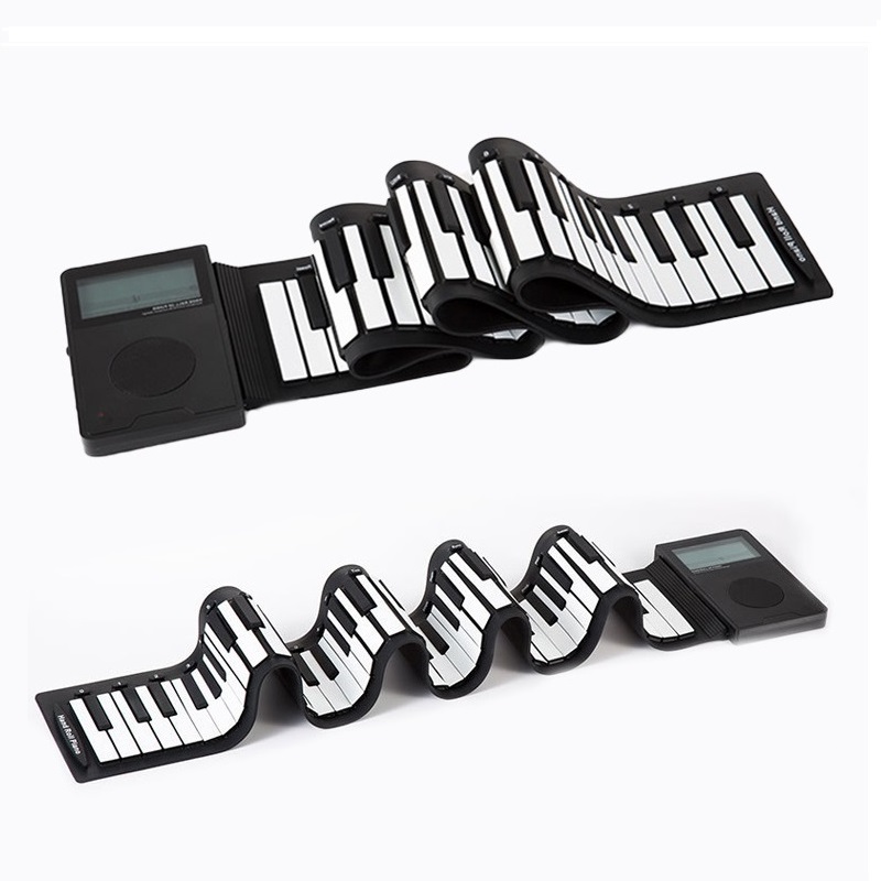 Hot Sale Mini Keyboards Portable Electronic Roll Up Piano With Built-in Speaker For Children