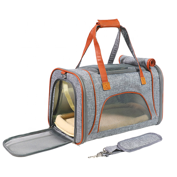 Pet Tote Cat Carrier Airline Approved, Dog Carrier with Big Space, comfortable pet dog travel carrier bag pet carrier