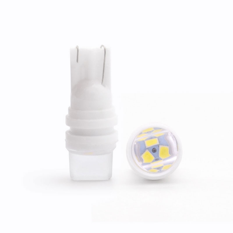 Светодиодная лампа T10 194 W5W 2835 3SMD светодиодные лампы для автомобилей купольная карта дверь номерной знак свет парковочный свет 3D объектив керамика Bas