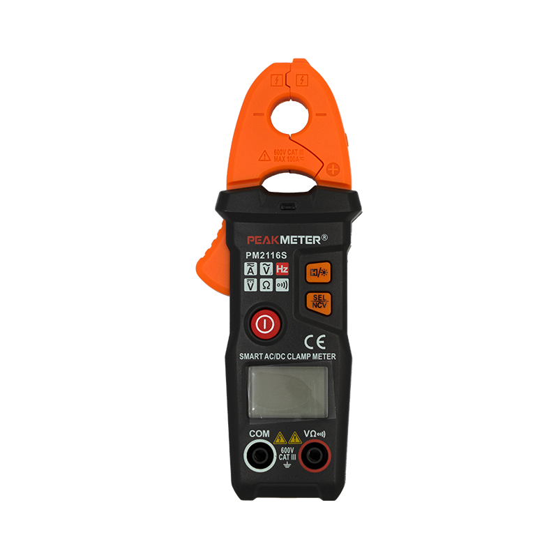 Цифровой мини-зажим PM2116S 6000 отсчетов с бесконтактным разъемом напряжения