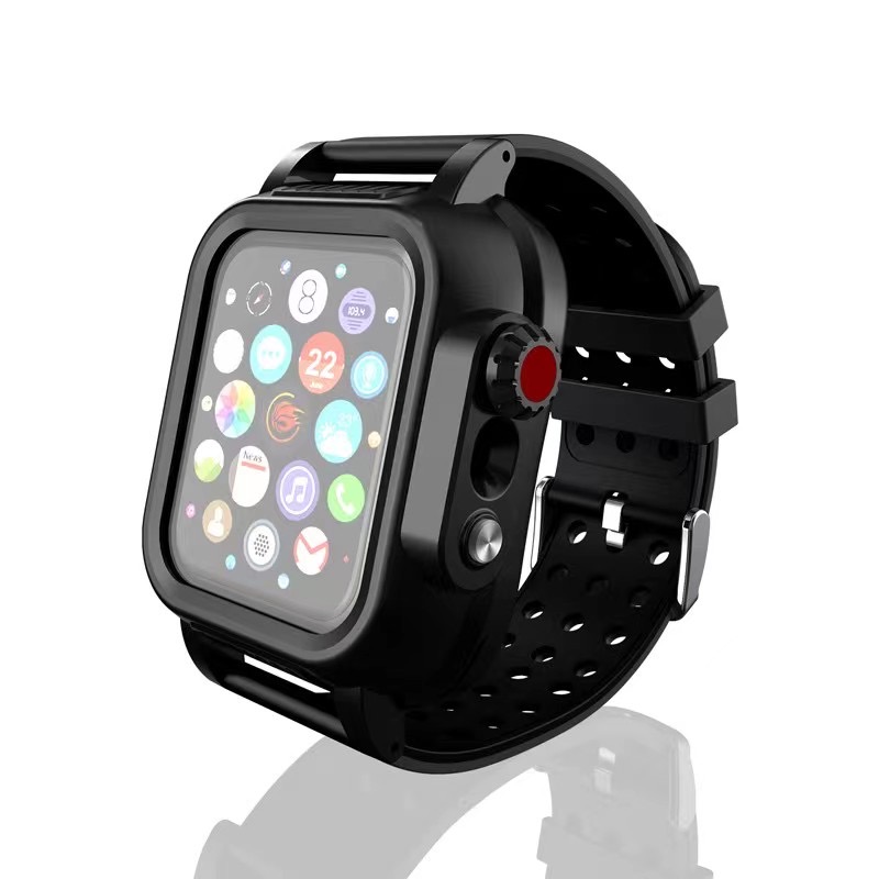 Водонепроницаемый корпус, совместимый с Apple Watch Series 3 42 мм, водонепроницаемый корпус для iWatch Series 3 42 мм с защитой экрана