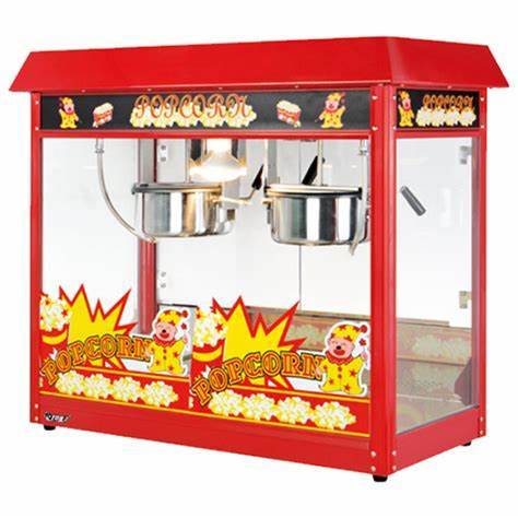 Full Automatic Double Pot Large Scale Home Thermal Fuse for Popcorn Making Machine