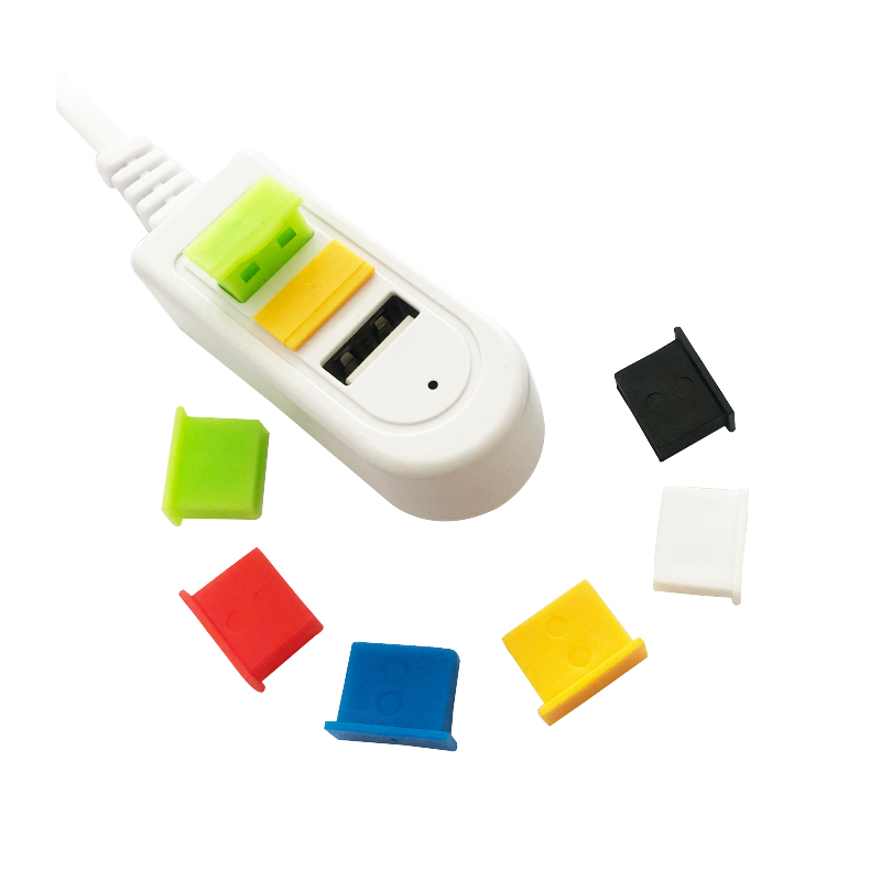 Красная Пылезащитная крышка USB Type A Female