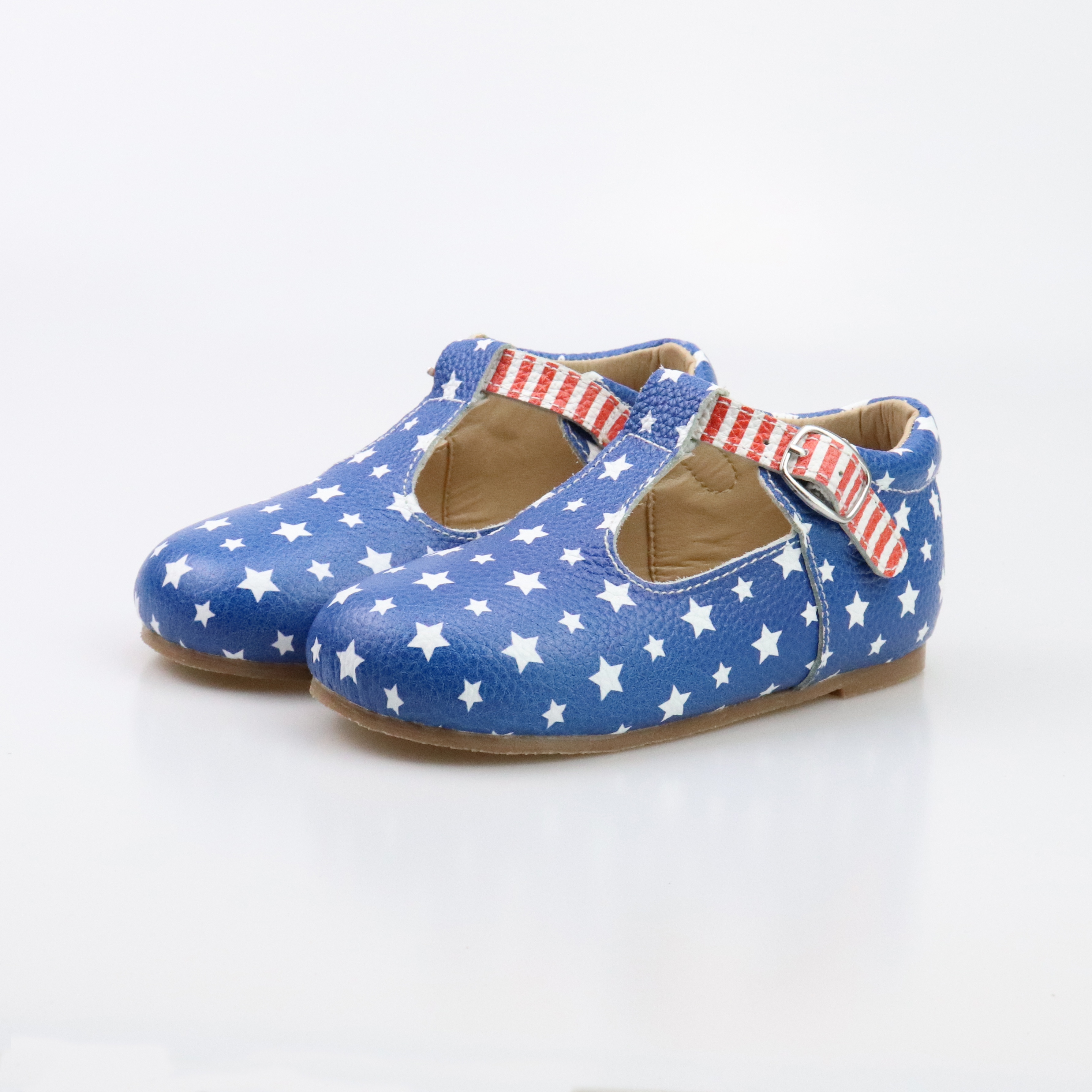 Wholesale Customized Kids Sandal Girls T Strap 3D Print Leather Baby Shoes 2020