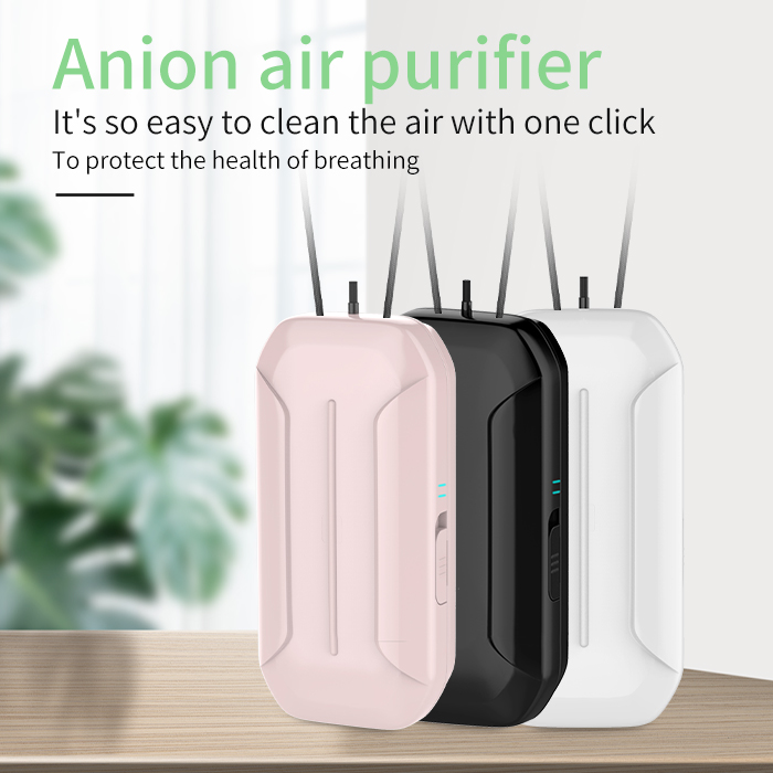 Customized Neck Usb Portable Wearable Personal Ionic Mini Air Purifier Ionizer