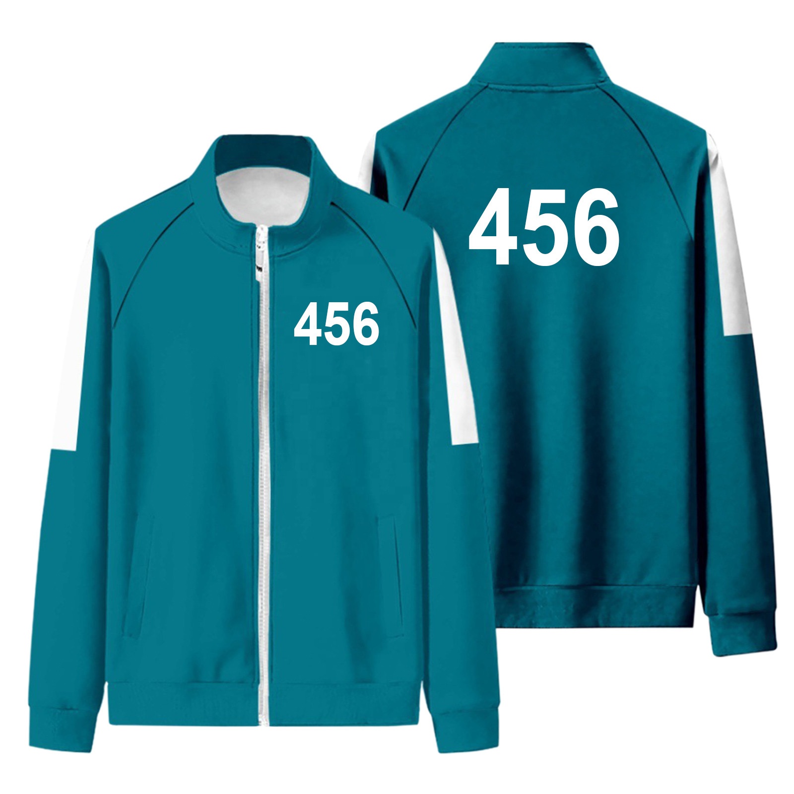 Squid Game Jacket Men's Li Zhengjae Same Sportswear Plus Size 456 National Autumn Sweater Round Six Can Be Customized