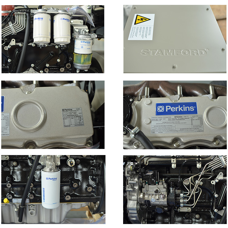 80 кВт мощный дизельный генератор с двигателем Perkins 1104C-44TAG2 50 Гц тихий дизельный генератор 100kva