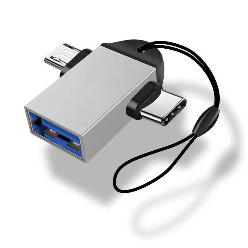 Адаптер для быстрой зарядки и синхронизации данных 2 в 1 OTG Type C Micro USB на USB 2020, новинка 3,0
