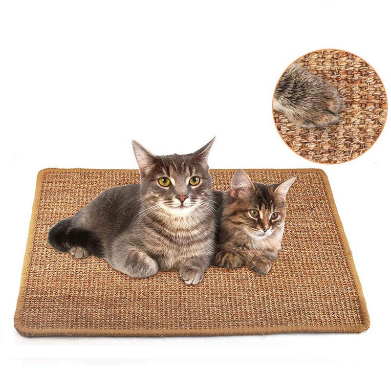 Когтеточка Sisal для кошек, подстилка для лазания и скалолазания, охлаждающий коврик для наполнителя, защита мебели, игрушки для кошек
