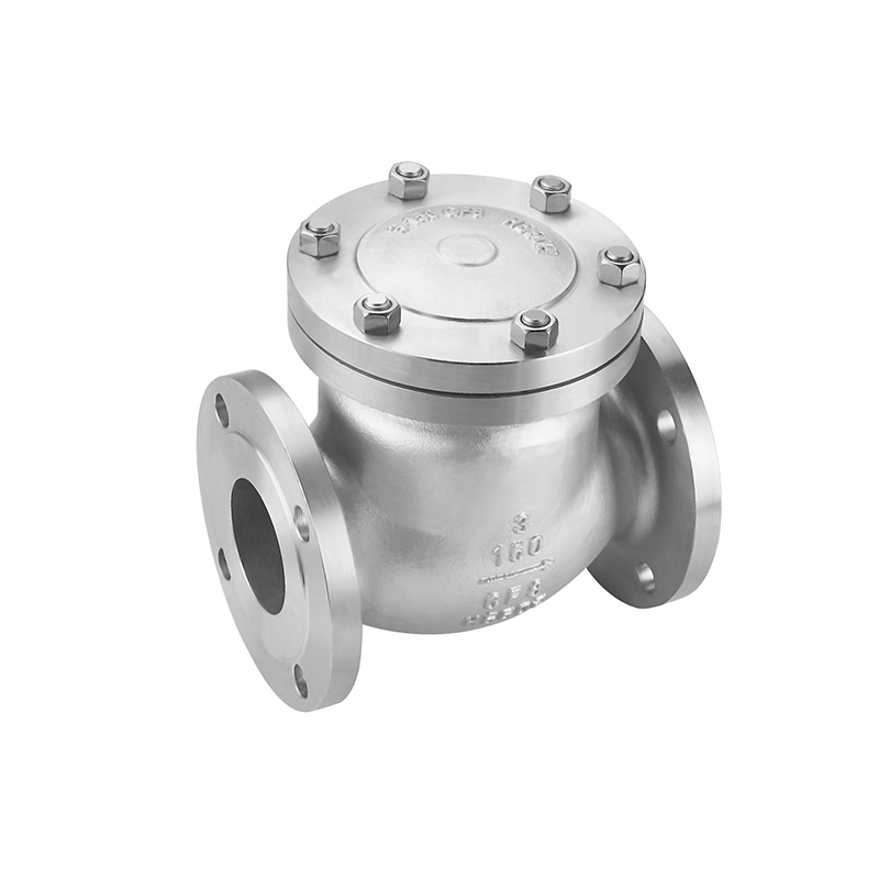 Wholesale 4'' Water Stainless Steel 304 Flanged Flow Control Swing Check Valve