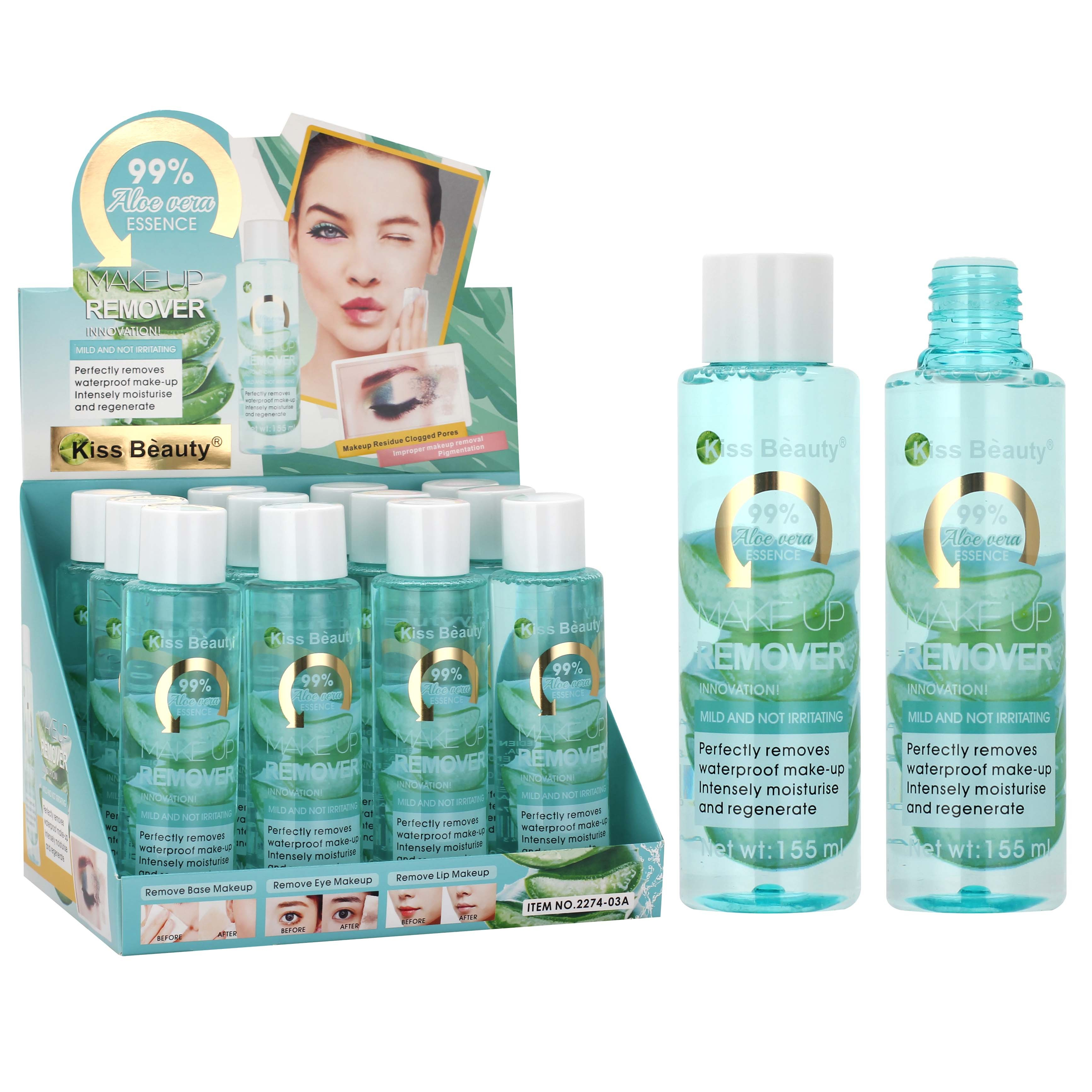 Kiss beauty Natural and healthy makeup remover private custom Facial Cleanser makeup remover
