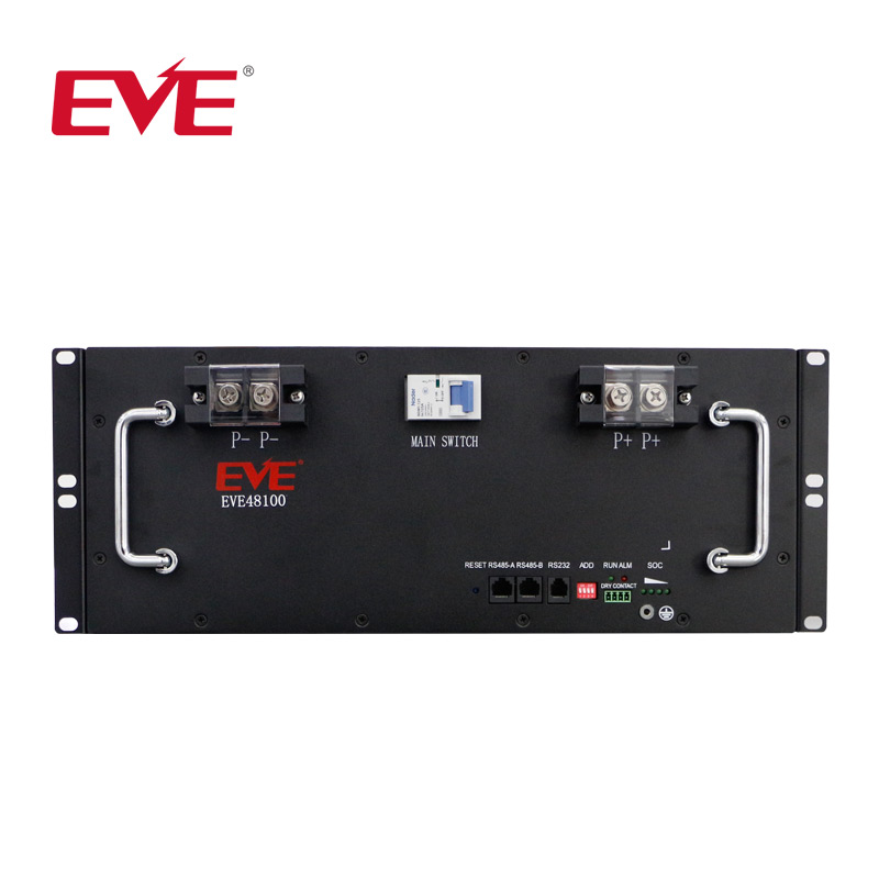 Базовая станция солнечной системы EVE 48100, аккумуляторы для хранения литий-ионной энергии, промышленные ИБП, литий-ионные аккумуляторы Lifepo4