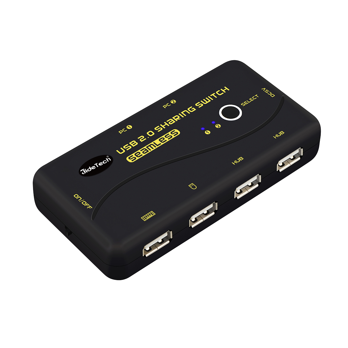 USB Switch Selector USB2.0 Sharing Switch KVM Switcher Sharing 4 USB HUB