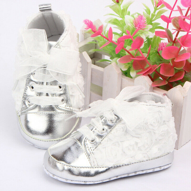 0-18M Baby Girl PU Leather Shoes Non-slip Lace Floral Embroidered Soft Shoes Prewalker Walking Toddler Kids Shoes Drop Shipping