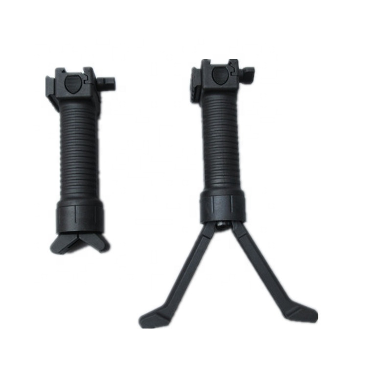 Нейлоновый материал пластиковый военный тактический передний захват Bipod Picattinny Weaver Rail винтовка Foregrip для пейнтбола стрельбы Новинка