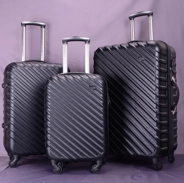 custom luggage set luggage set black suitcase travel set